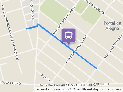 Mapa da parada