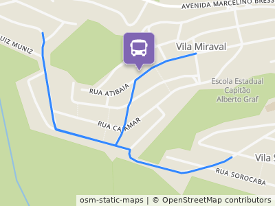 Mapa da parada