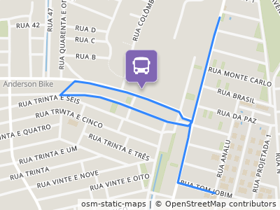 Mapa da parada