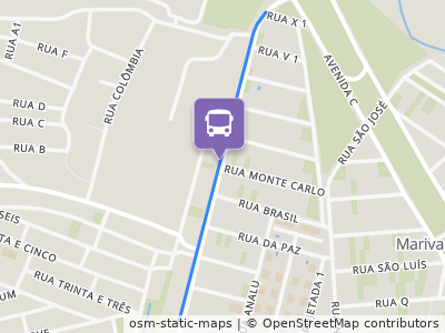 Mapa da parada