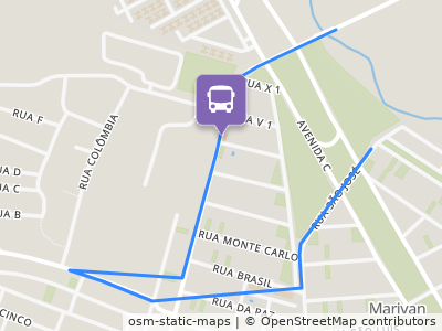 Mapa da parada