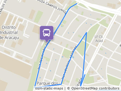 Mapa da parada