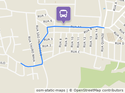 Mapa da parada