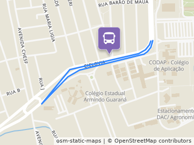 Mapa da parada