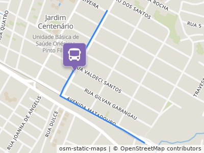Mapa da parada