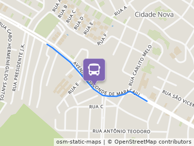 Mapa da parada