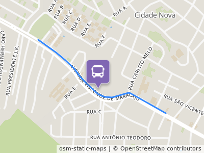 Mapa da parada