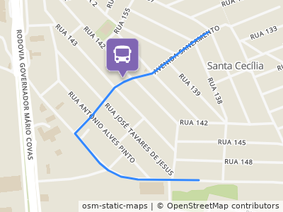 Mapa da parada