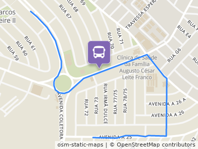 Mapa da parada