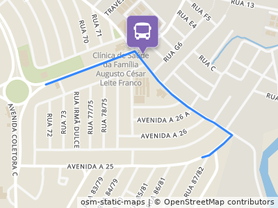 Mapa da parada