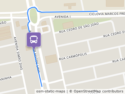 Mapa da parada