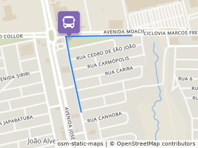 Mapa da parada