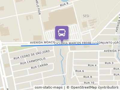 Mapa da parada