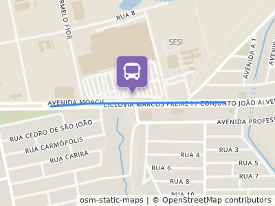 Mapa da parada