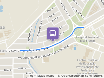 Mapa da parada