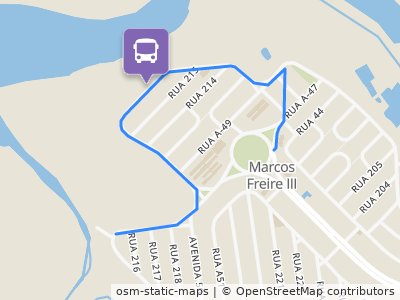 Mapa da parada