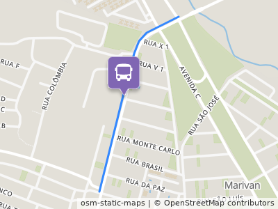 Mapa da parada