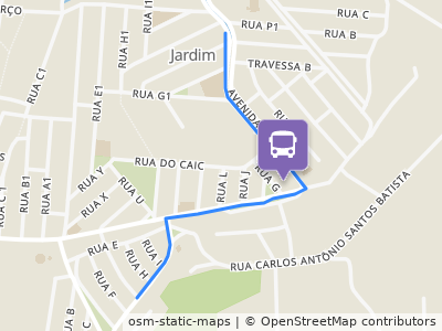 Mapa da parada