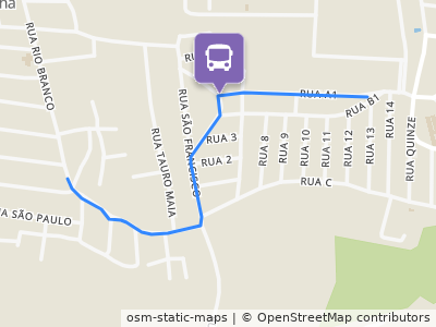 Mapa da parada