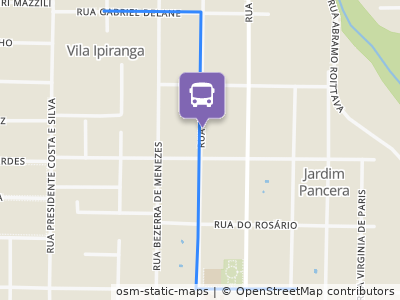 Mapa da parada
