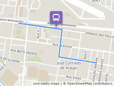 Mapa da parada