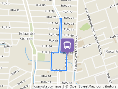 Mapa da parada