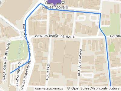 Mapa da parada