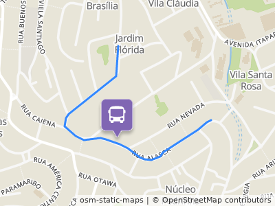 Mapa da parada