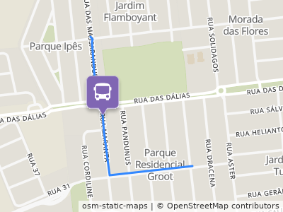 Mapa da parada