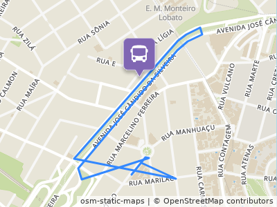 Mapa da parada