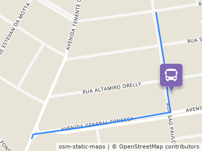 Mapa da parada