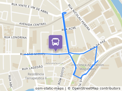 Mapa da parada