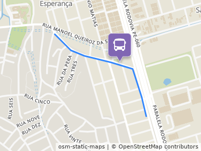 Mapa da parada