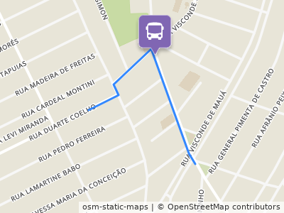 Mapa da parada