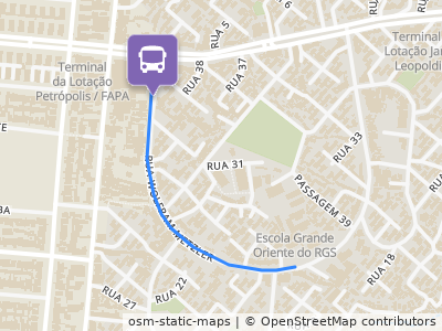 Mapa da parada