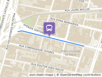Mapa da parada