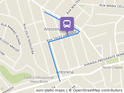 Mapa da parada