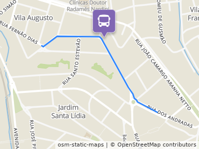 Mapa da parada