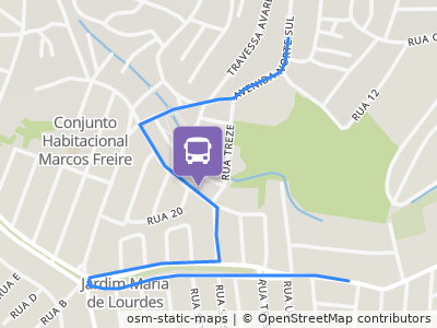 Mapa da parada