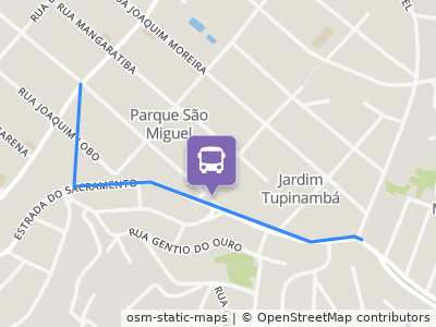 Mapa da parada