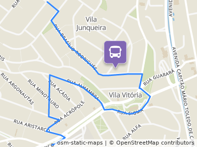 Mapa da parada
