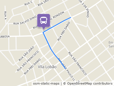 Mapa da parada