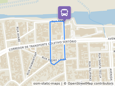 Mapa da parada