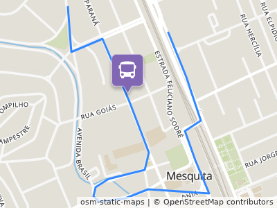 Mapa da parada