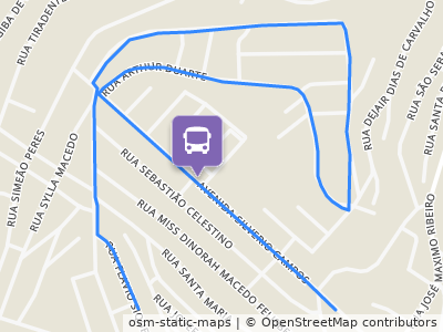Mapa da parada