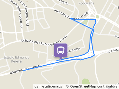Mapa da parada