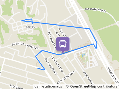 Mapa da parada