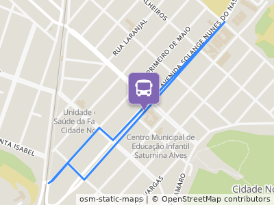 Mapa da parada