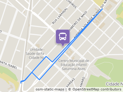 Mapa da parada