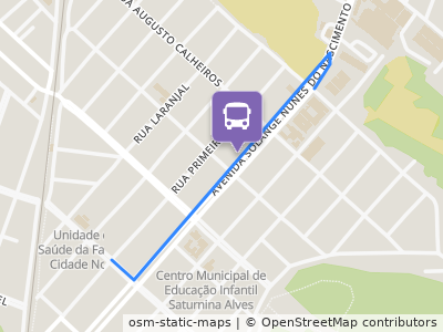 Mapa da parada